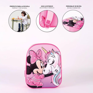 Mochila infantil 3d minnie