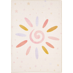 PLAY - Tapis enfant spirale étoile crème - PLA2021CRE