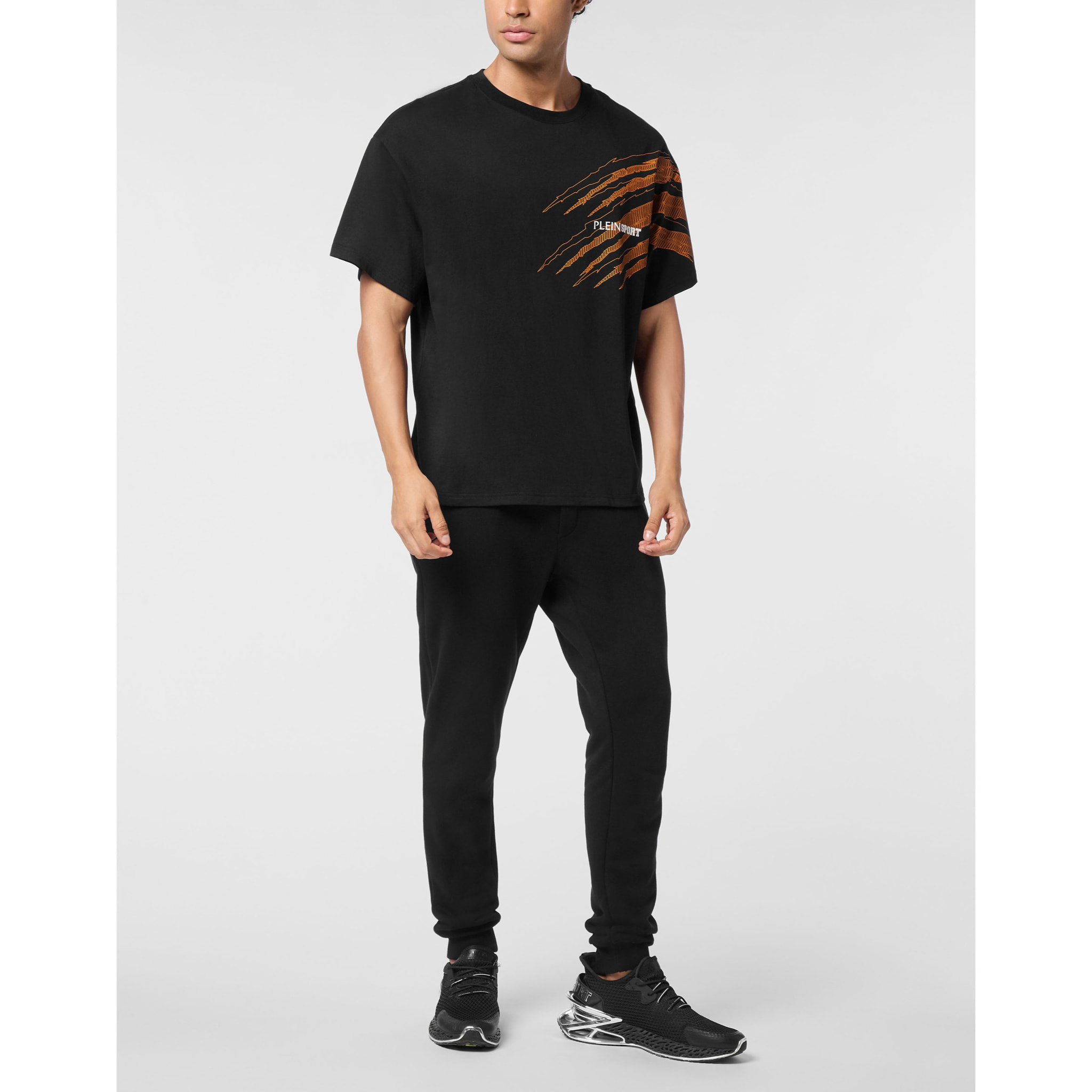 PLEIN SPORT Camiseta Cuello Redondo Ss SCRATCH