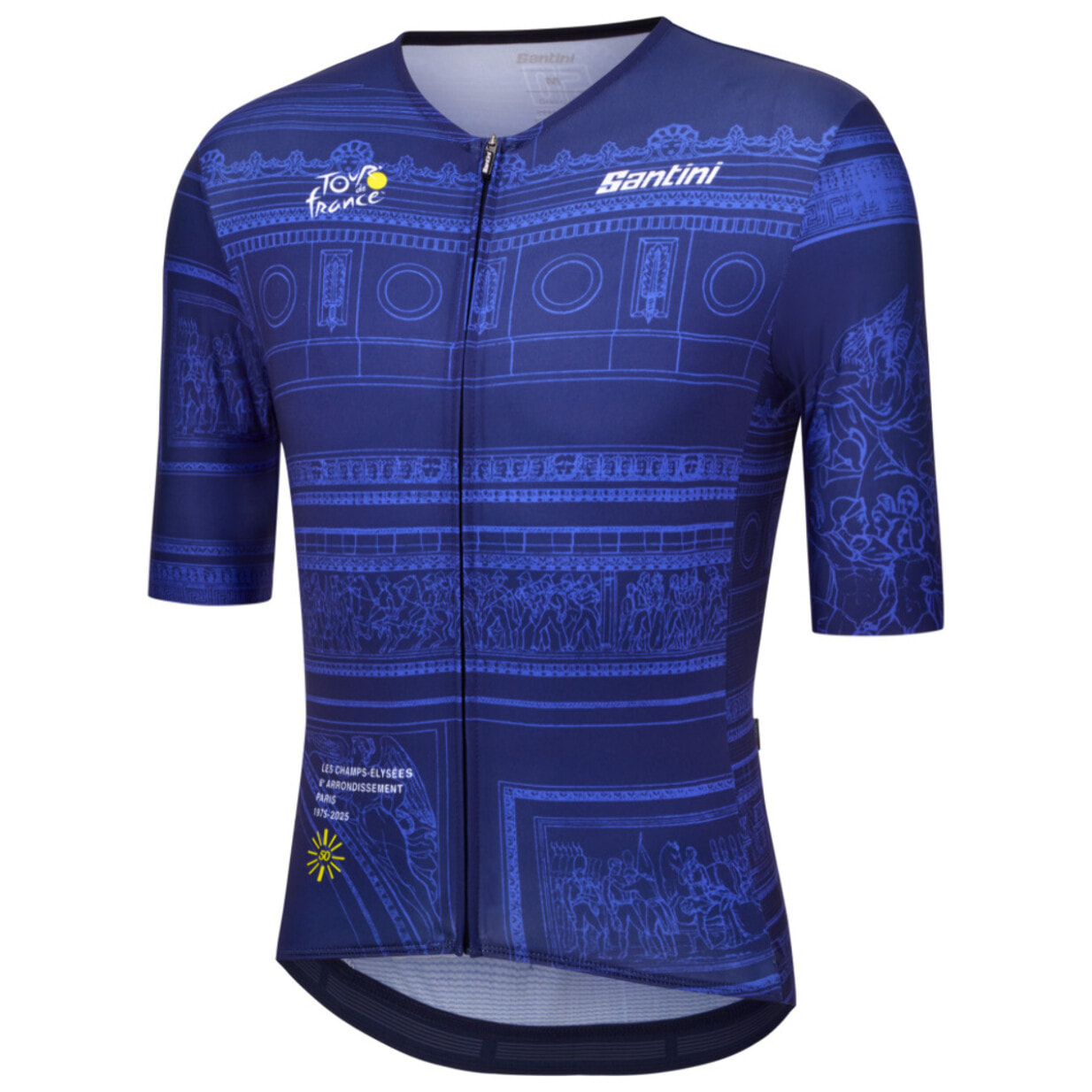 Tdf Arrivée Arc De Triomphe - Maglia - Blue Marine - Unisex