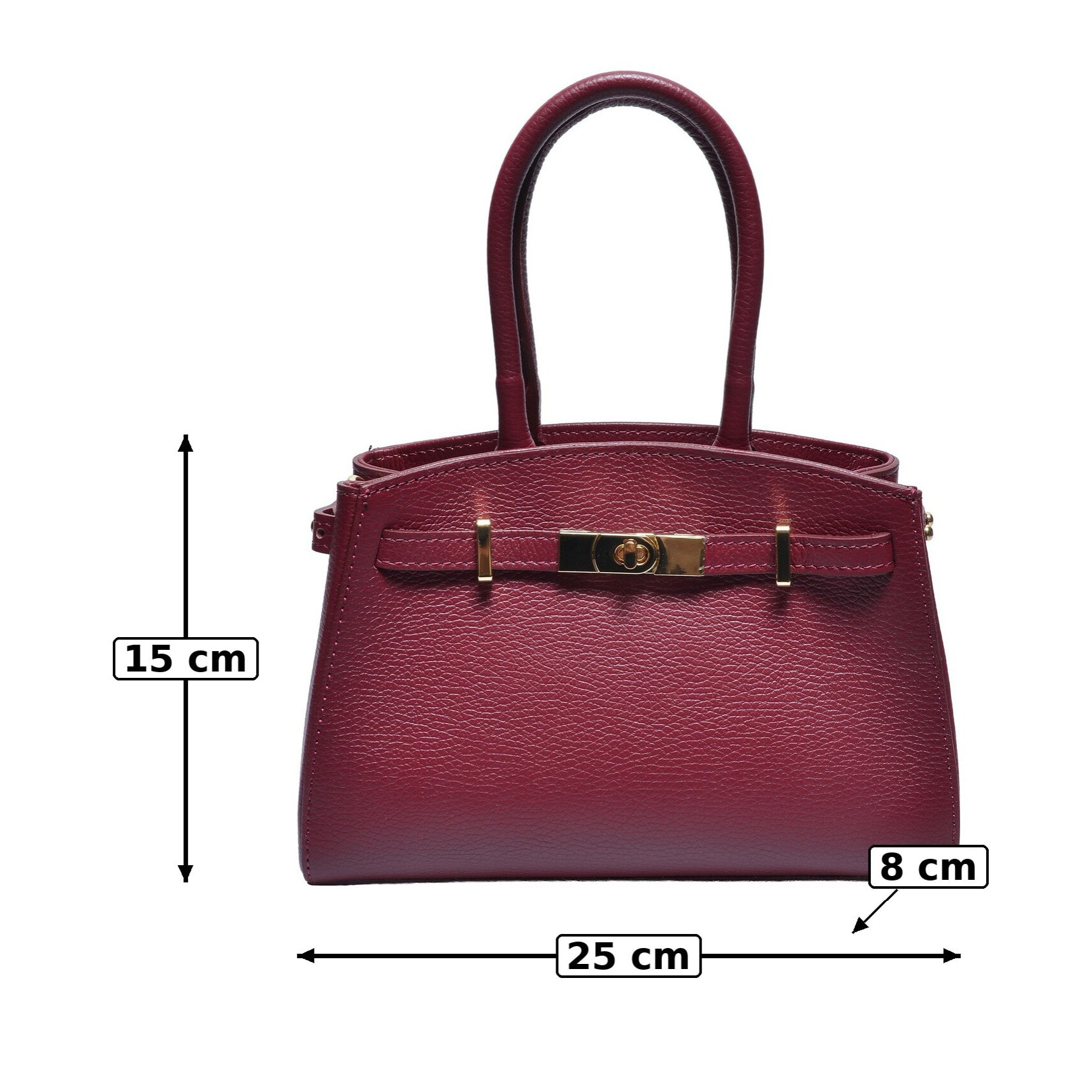 Tote Anna Luchini Bordeaux