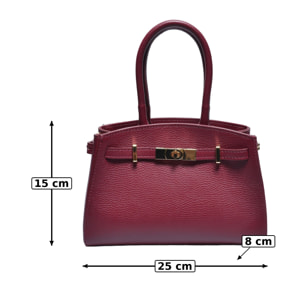 Tote Anna Luchini Bordeaux