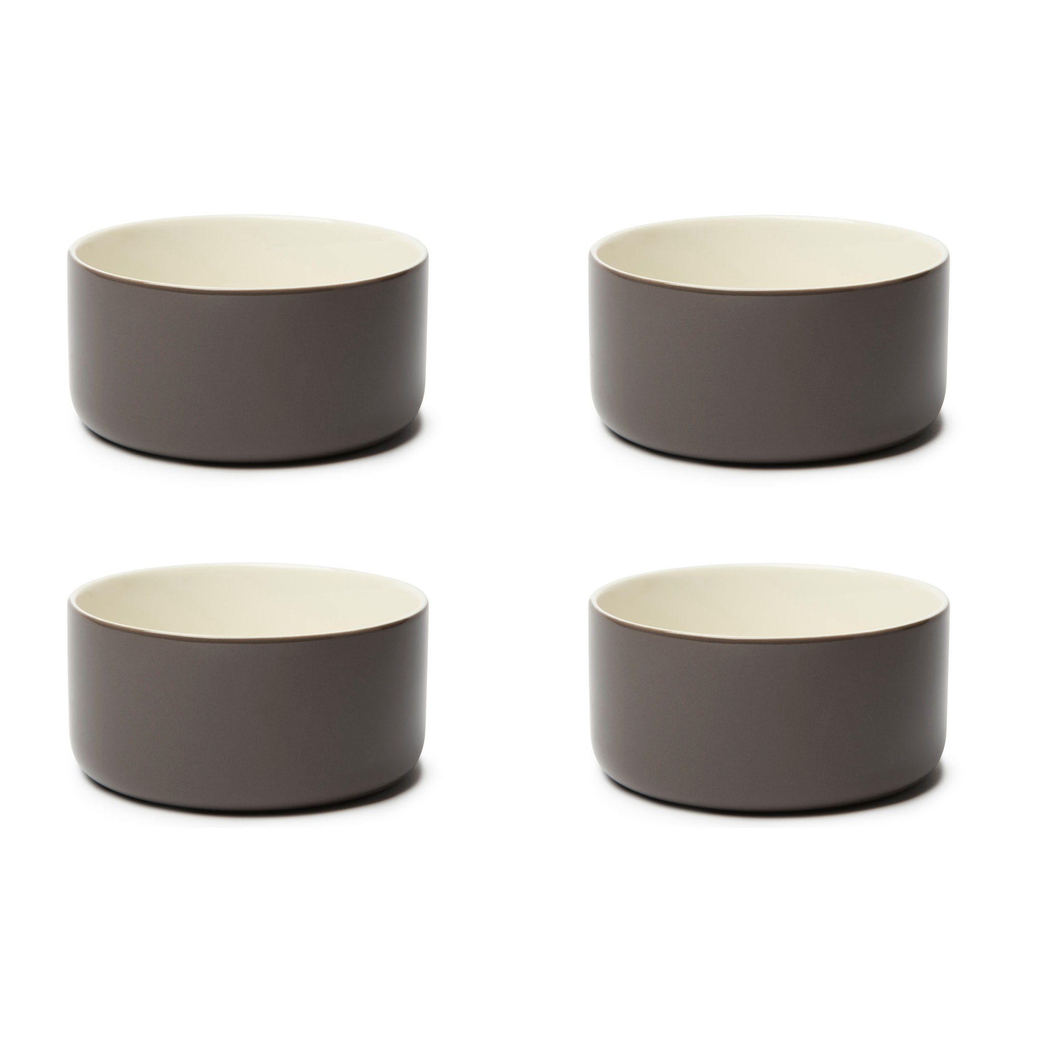 Set 4 bolo 13 cm Excelsa – Nordic Trendy, Porcellana Grigio