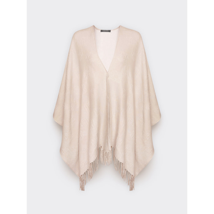 Elena Mirò - Capa reversible con monograma - Beige