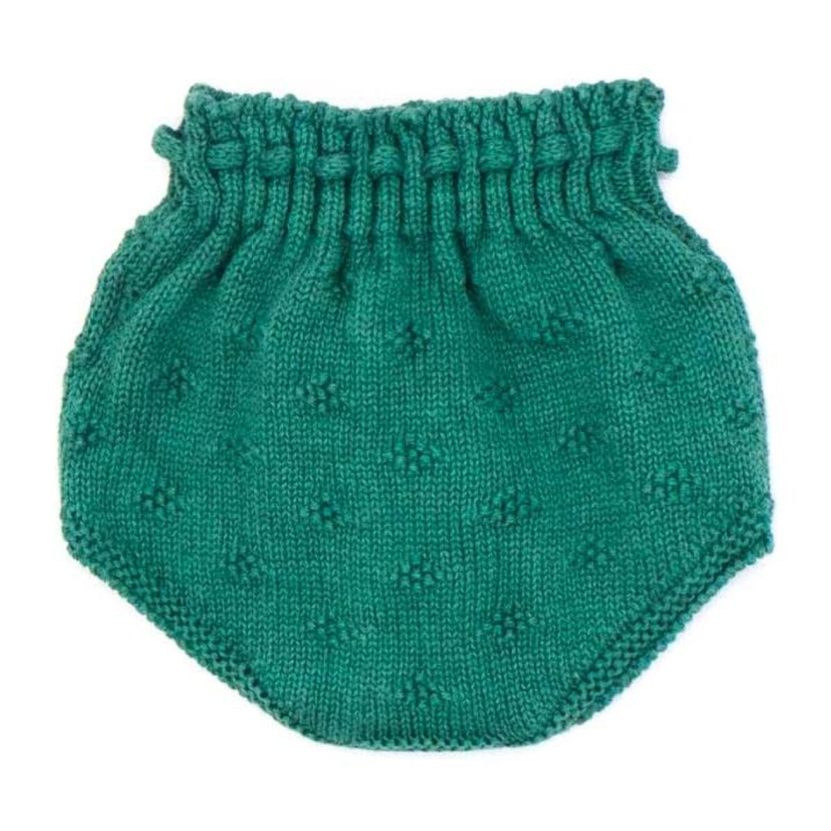 Ranita con pompón de pelo ecológico verde