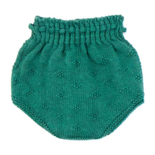 Ranita con pompón de pelo ecológico verde