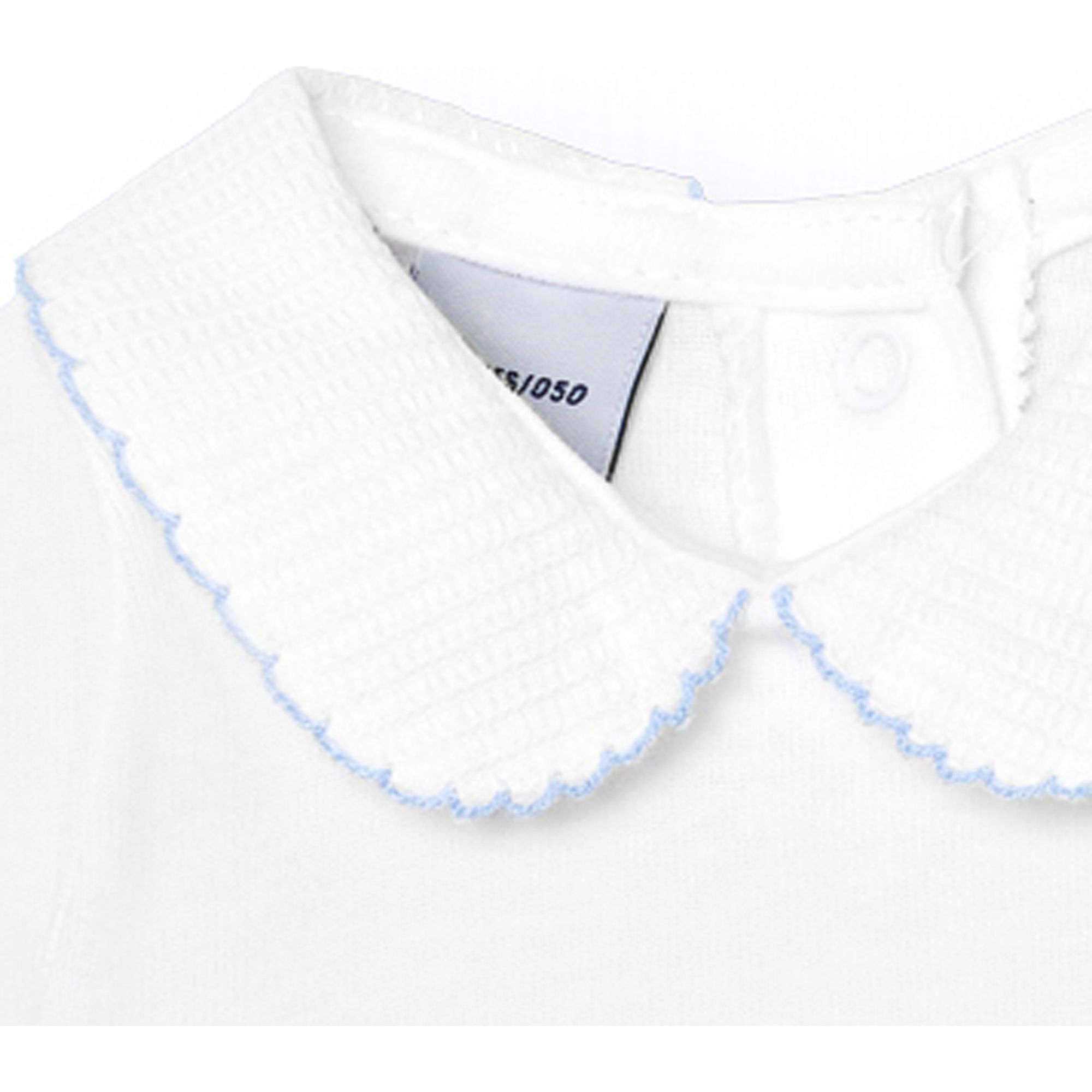 Body bebé manga corta cuello piqué