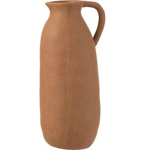 J-Line vase Cruche - céramique - brun - large - 36 cm de hauteur