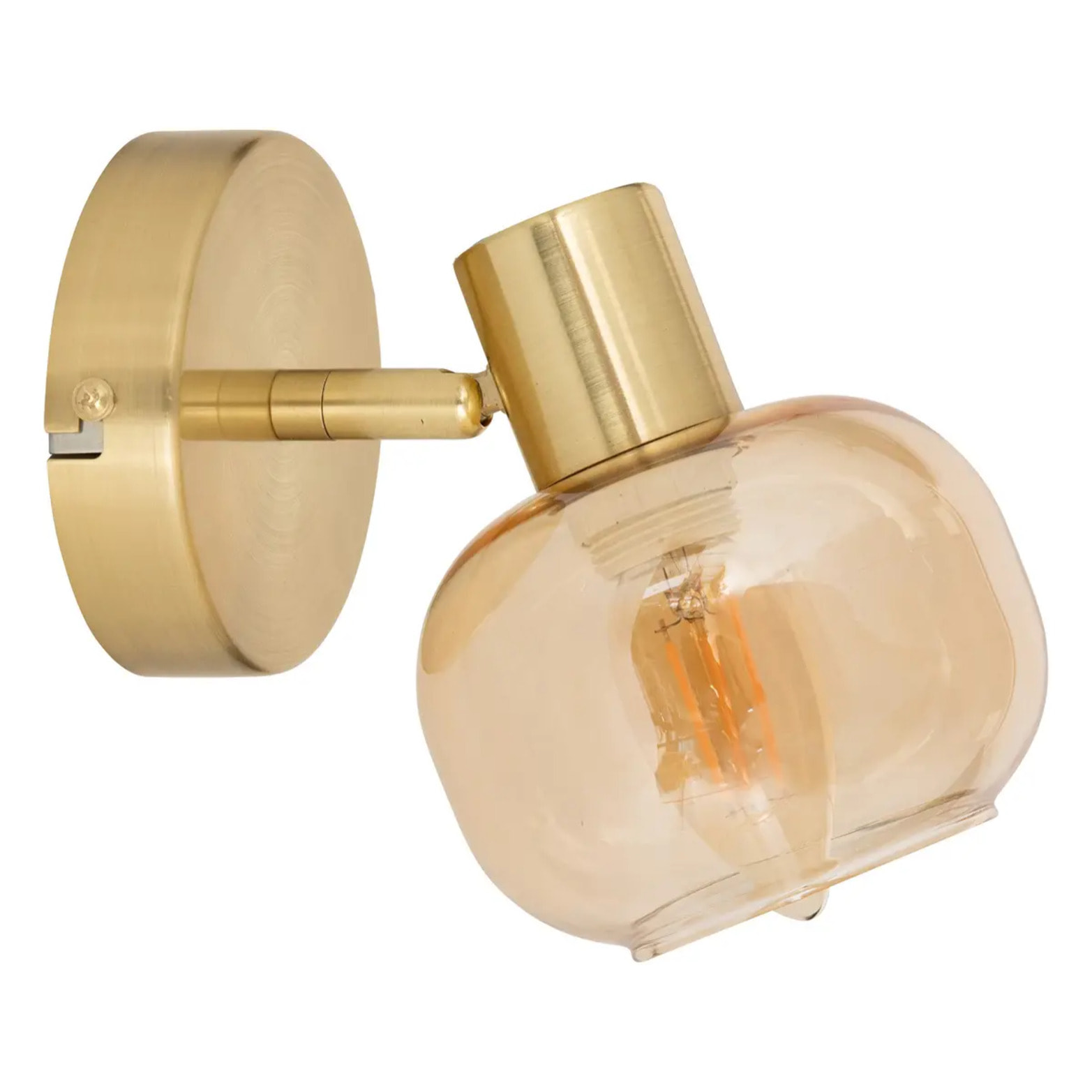 Applique murale/plafonnier Pilia doré 16x10cm