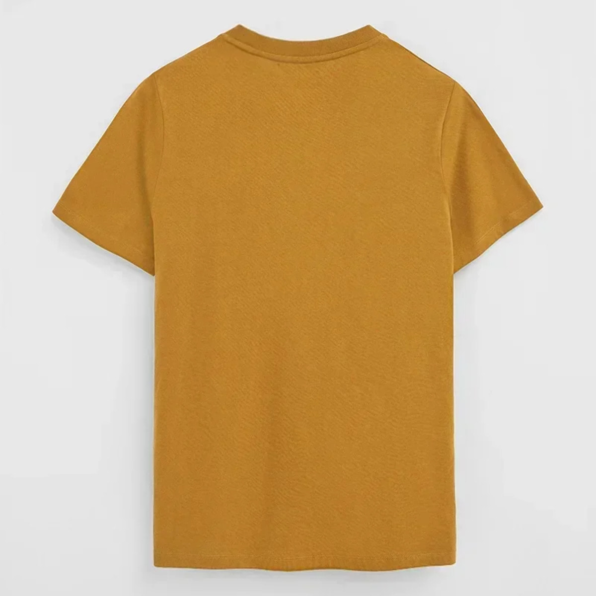 Maglietta color senape a maniche corte e ricamo Rigby Go