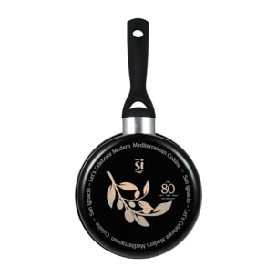 Cazo ø16 cm acero al carbono en color negro, antiadherente y resistente expert barcelona san ignacio