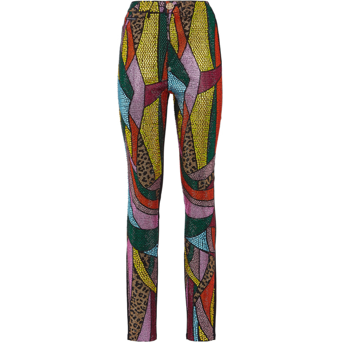 PHILIPP PLEIN Jegging de cintura alta