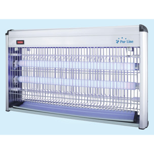 Zanzariera Elettrica, Potente 35W con Luce UV 2 x 20W , per Stanze, Giardini, Verande, Area Efficace di 100 m²