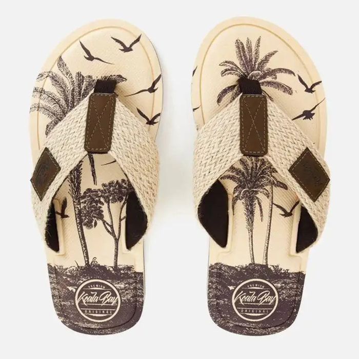 Chancla Dedo Beige - Jogyakarta