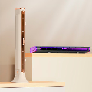 Ventilatore da tavolo, doppia posizione con 3 velocità.