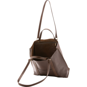 Borsa a spalla  unisex In Vera pelle Made in Italy 36x10x35 cm