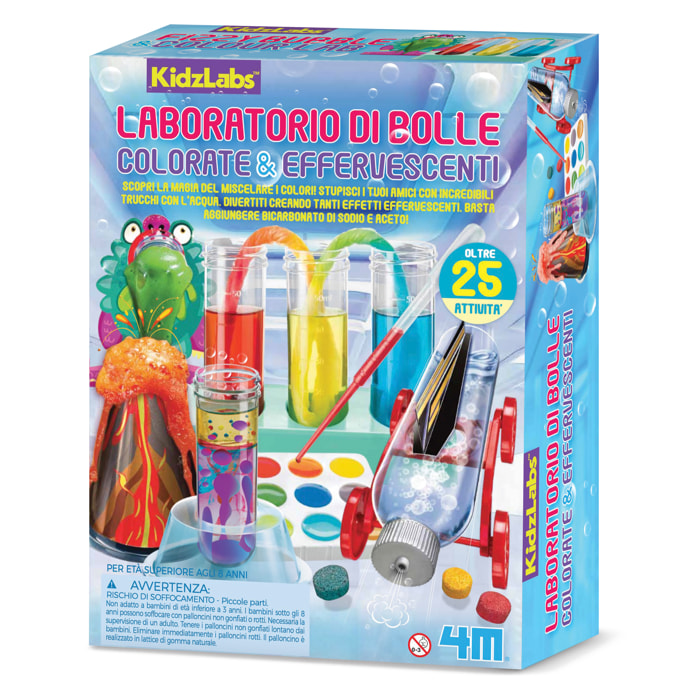 Laboratorio di Bolle Colorate e Effervescenti
