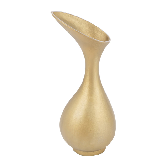 J-Line vase Olivia - aluminium - or - small - 45 cm de hauteur