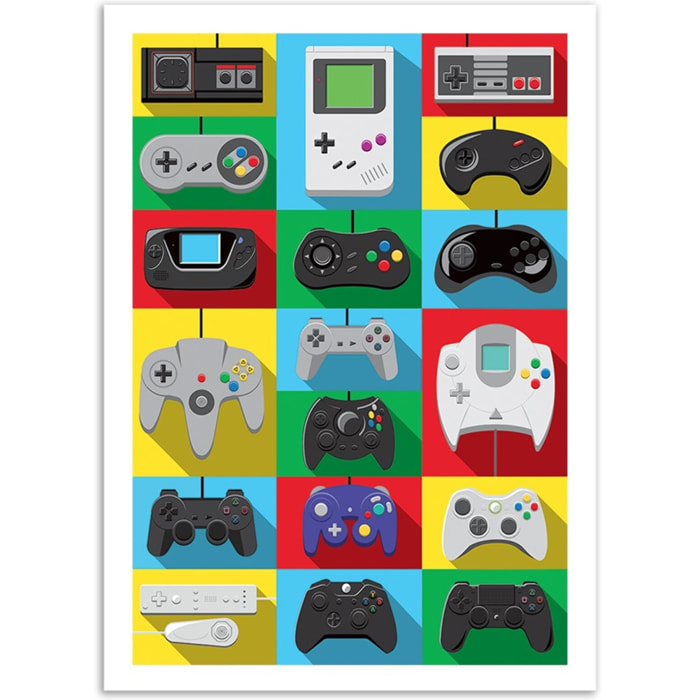 Affiche - Legendary Controllers - Olivier Bourdereau