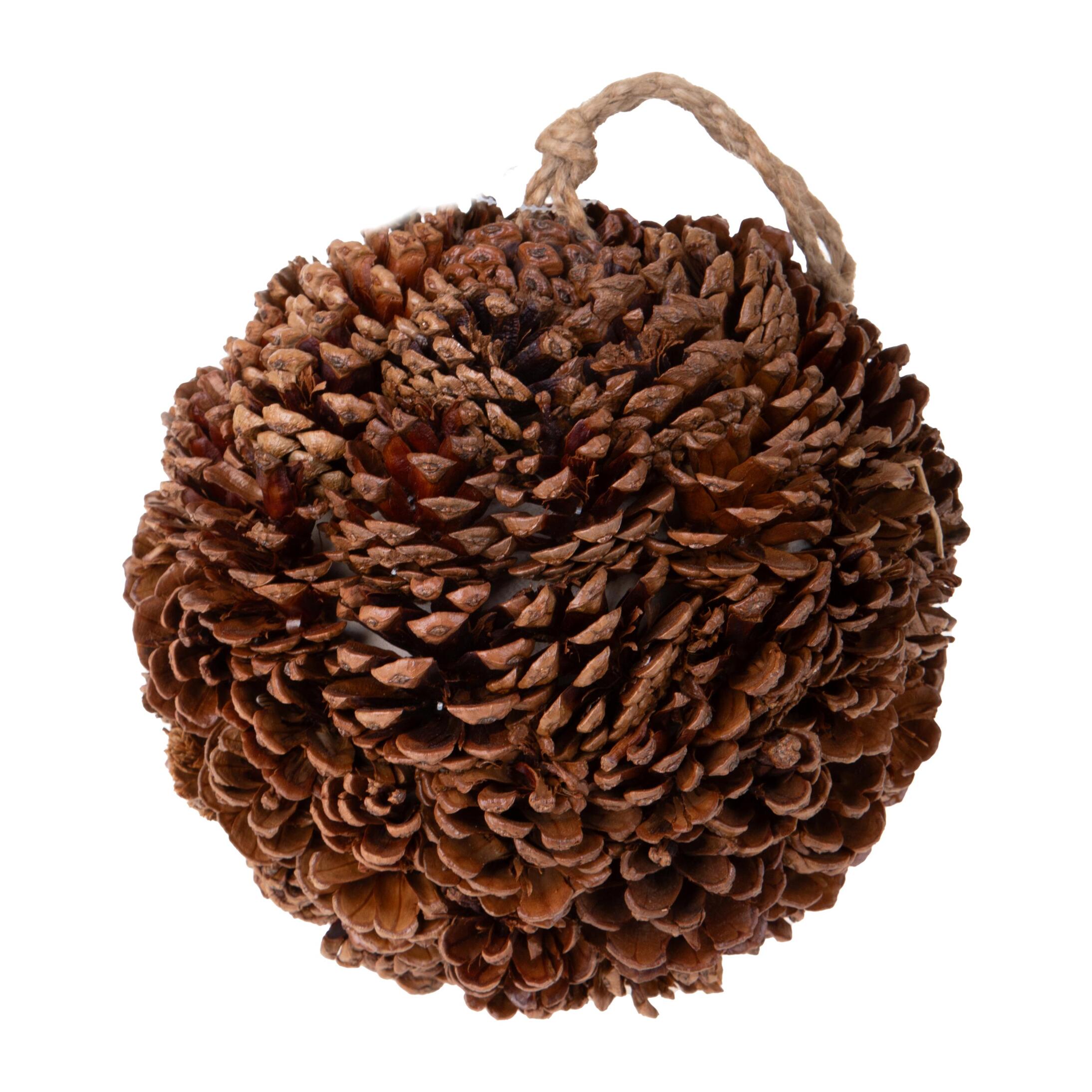 Sfera con Pigne Naturali - Pezzi 1 - 29xH29x29cm - Bianchi Dino SpA