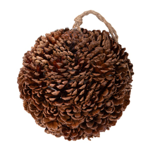 Sfera con Pigne Naturali - Pezzi 1 - 29xH29x29cm - Bianchi Dino SpA