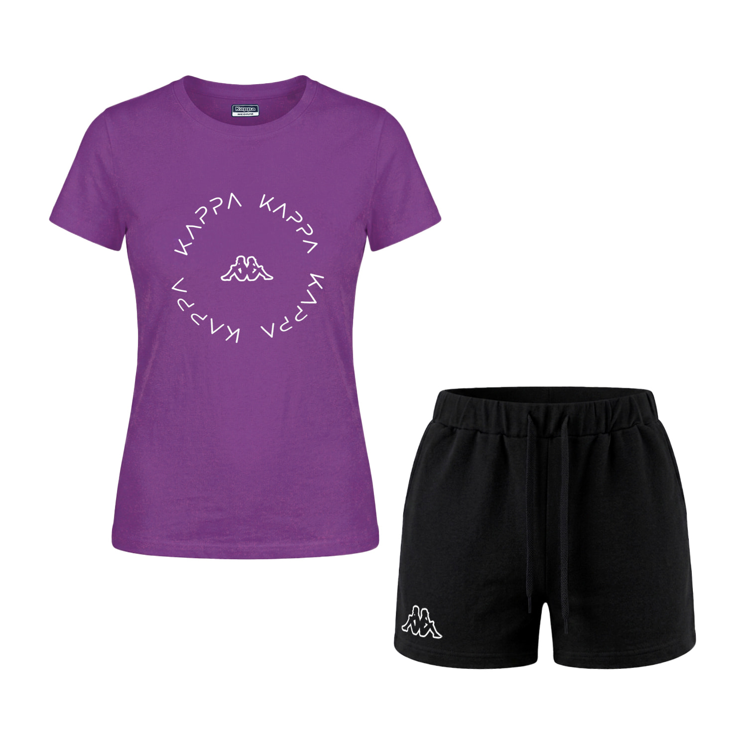 Completo Corto Donna KAPPA Cotone Jersey