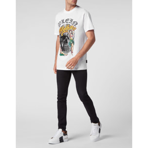 PHILIPP PLEIN Camiseta de cuello redondo y manga corta HAWAII