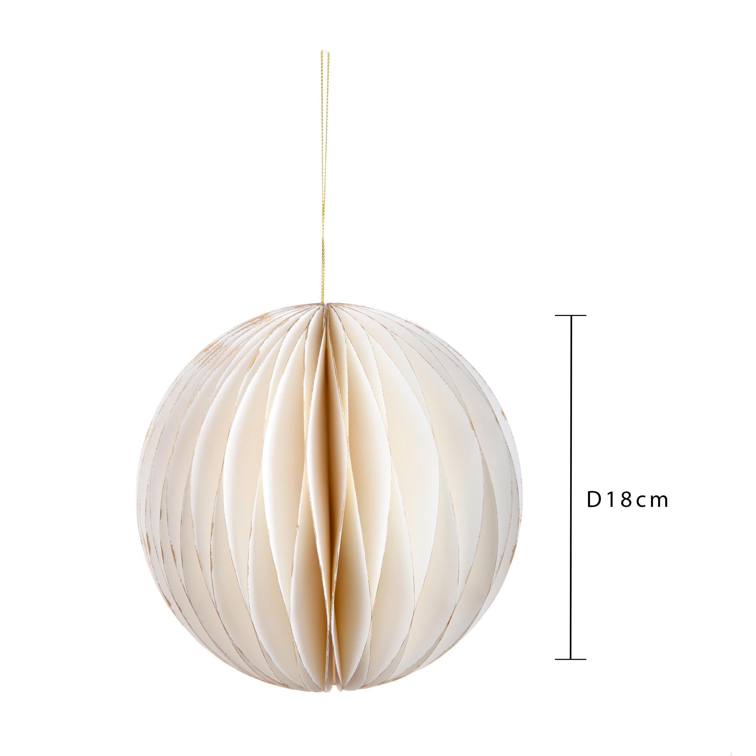 Sfera carta - Pezzi 8 - 18xH18x18cm - Bianchi Dino SpA