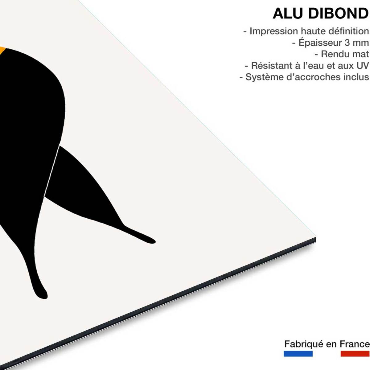 Tableau silhouette estivale Tableau alu Dibond