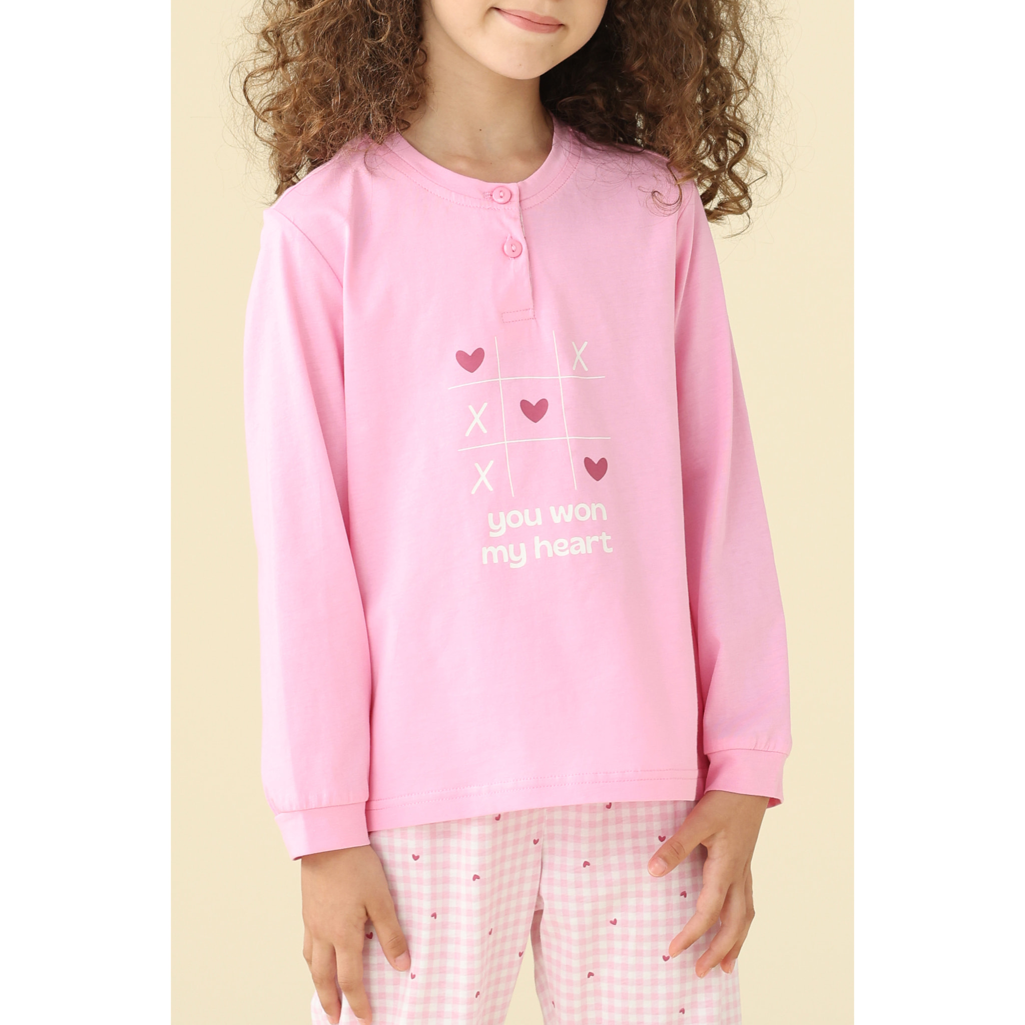 Pigiama bambina estivo in cotone. Noidinotte