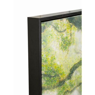 STAMPA SU TELA LACCATA C/CORNICE FORESTA CM 90X4X60