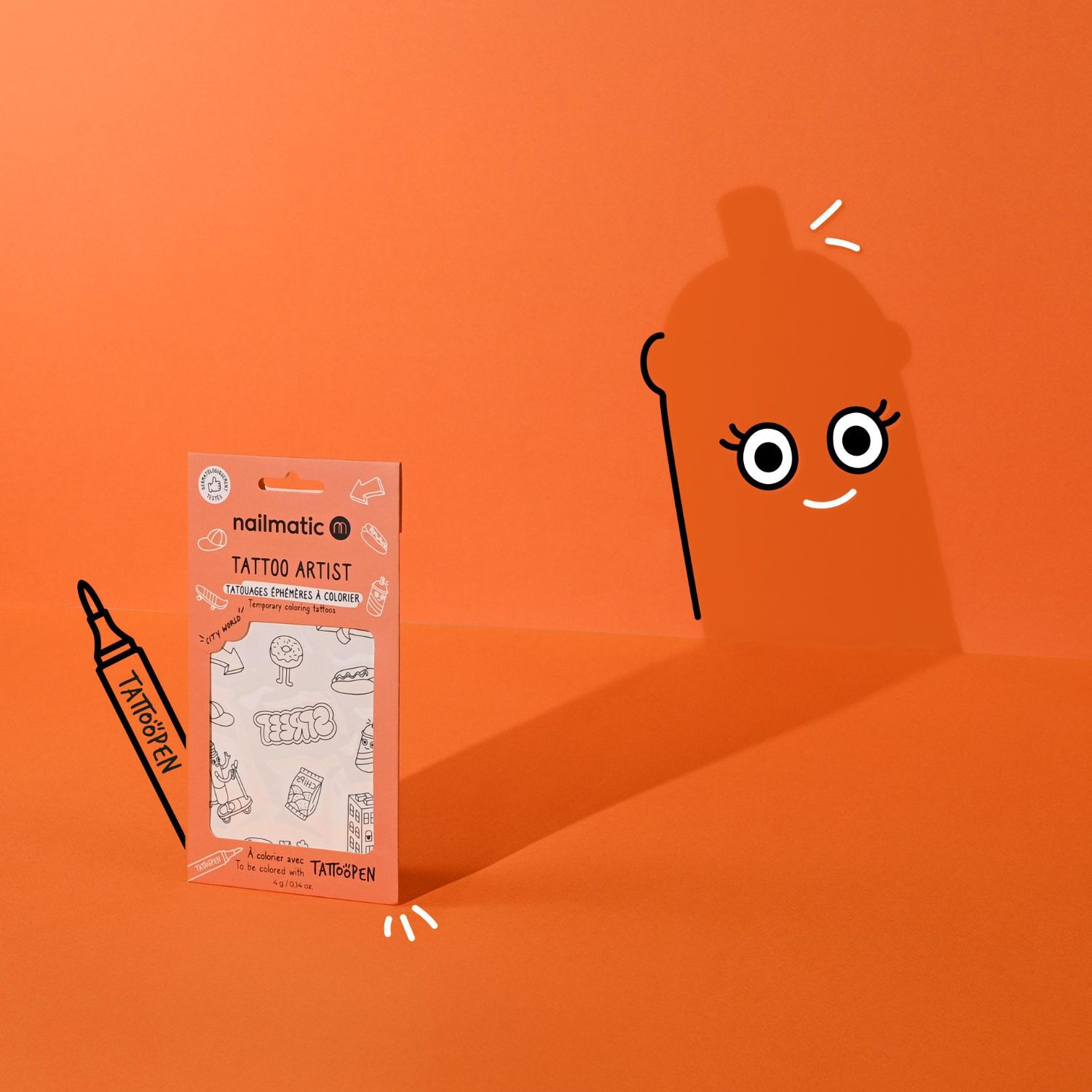 Tattoo Artist - City World - Planche de Tatouage à Colorier