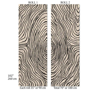 Carta da Parati Geometrica Astratta Bianca e Beige Artistica