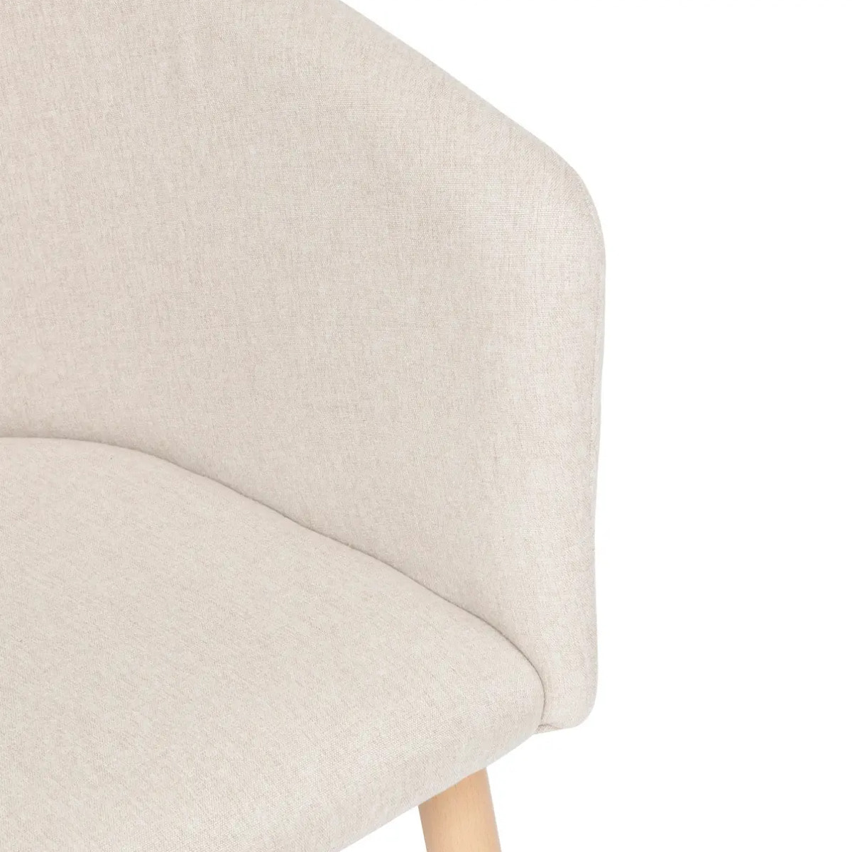 Fauteuil à dîner "Marlo" hêtre beige