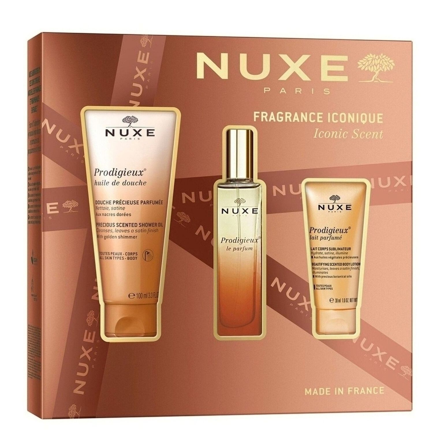 Prodigieux - Coffret Huile de douche 100ml + 2 Produits