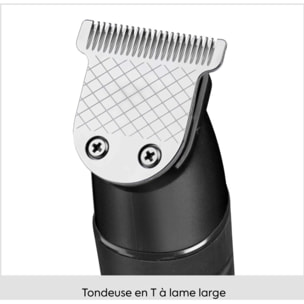 Tondeuse multi usages BABYLISS Black Lithium MT814E 11 en 1