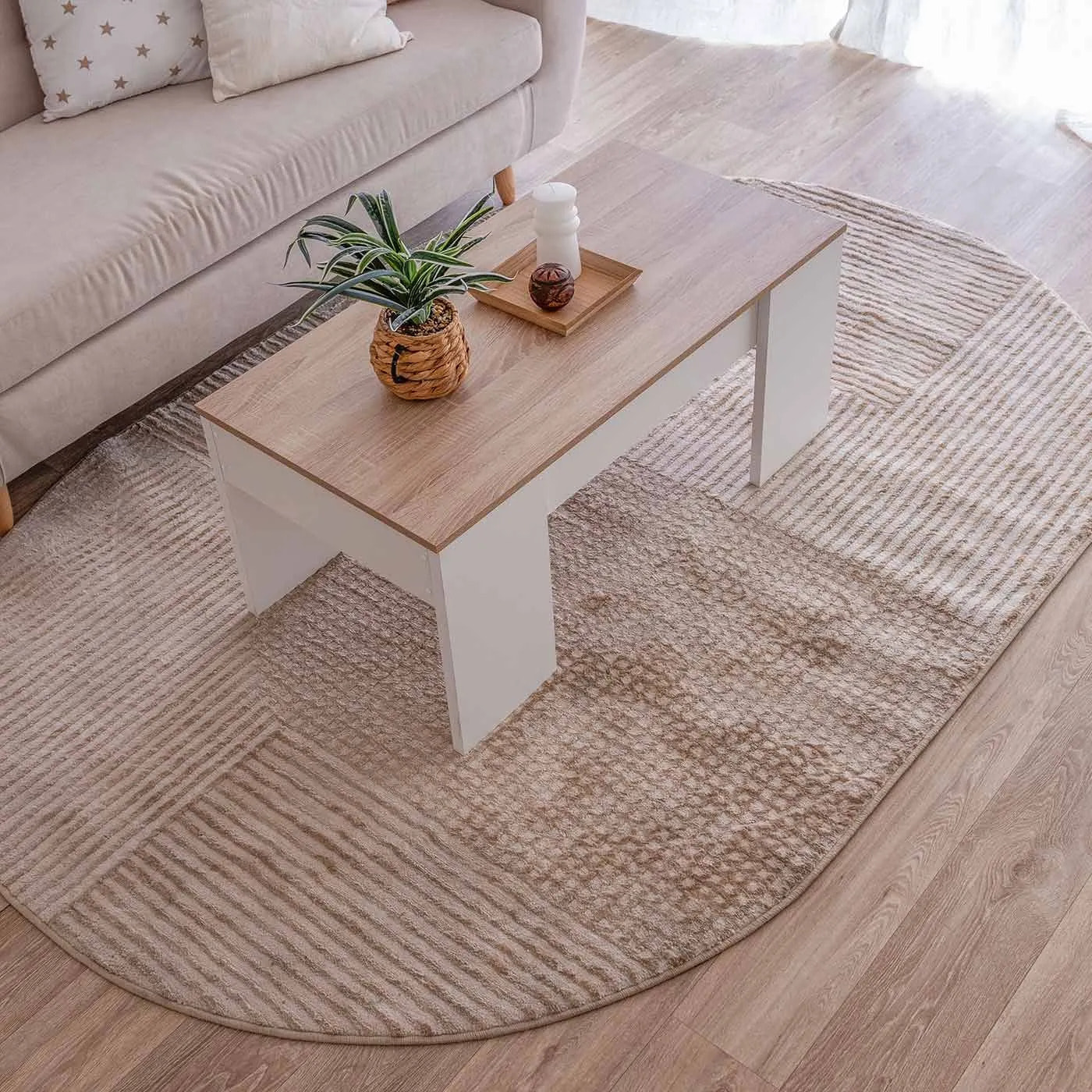 Tapis tulia beige 235x160cm