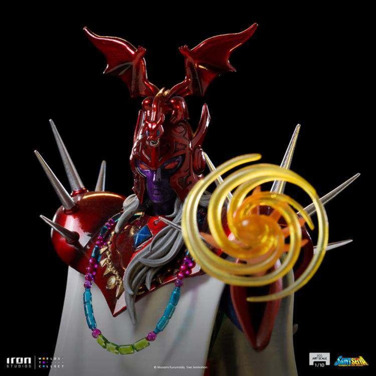 Saint Seiya Bds Art Statua Scala 1/10 Pope Ares 26 Cm Iron Studios