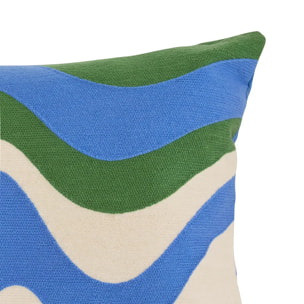 Coussin Hary bleu 75x35cm