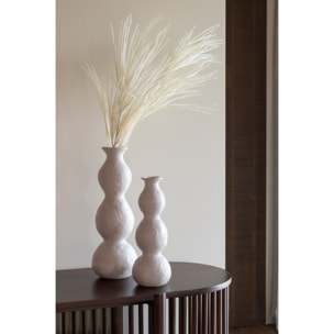 J-Line - Vase Olina - céramique - crème - large