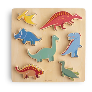 Mushie Puzzle De Madera Solid