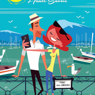 Affiche Le pont des amours Affiche sous cadre bois