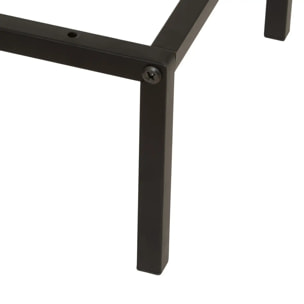 Pieds étagère métal 34x29cm "Mix N' Modul" noir
