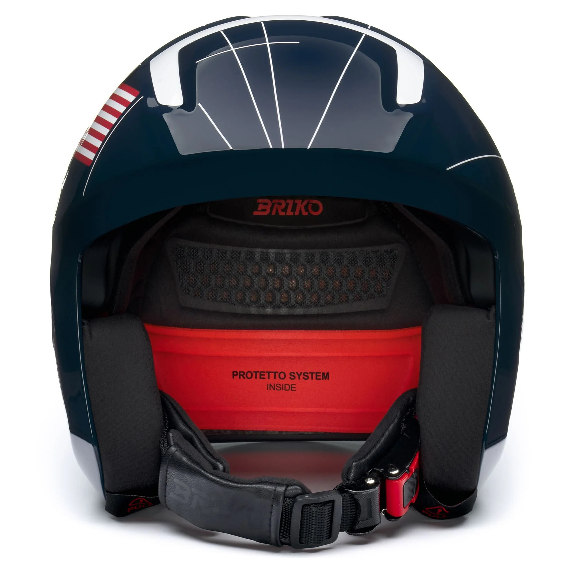 Caschi Briko Uomo Donna Blu Vulcano 2.0 Usa