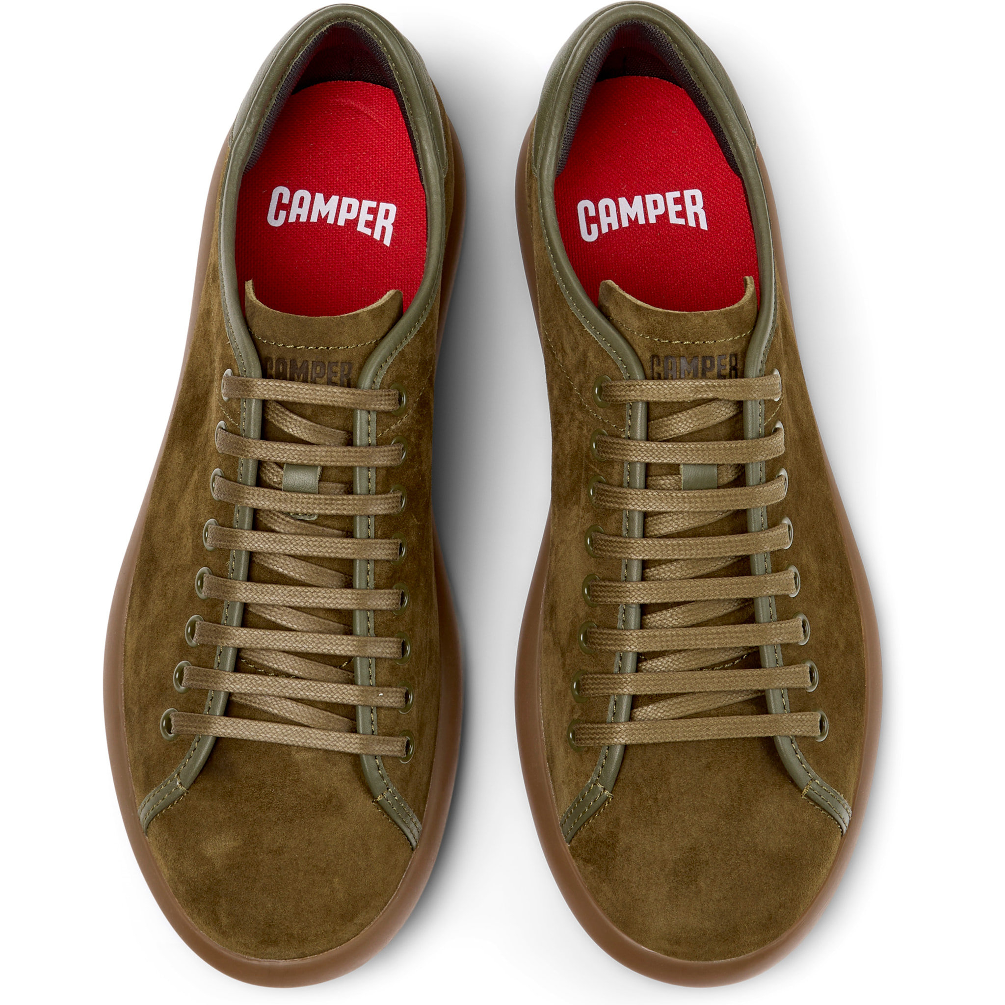 Zapatillas - CAMPER Pelotas Soller - Verde - Cuero nobuk