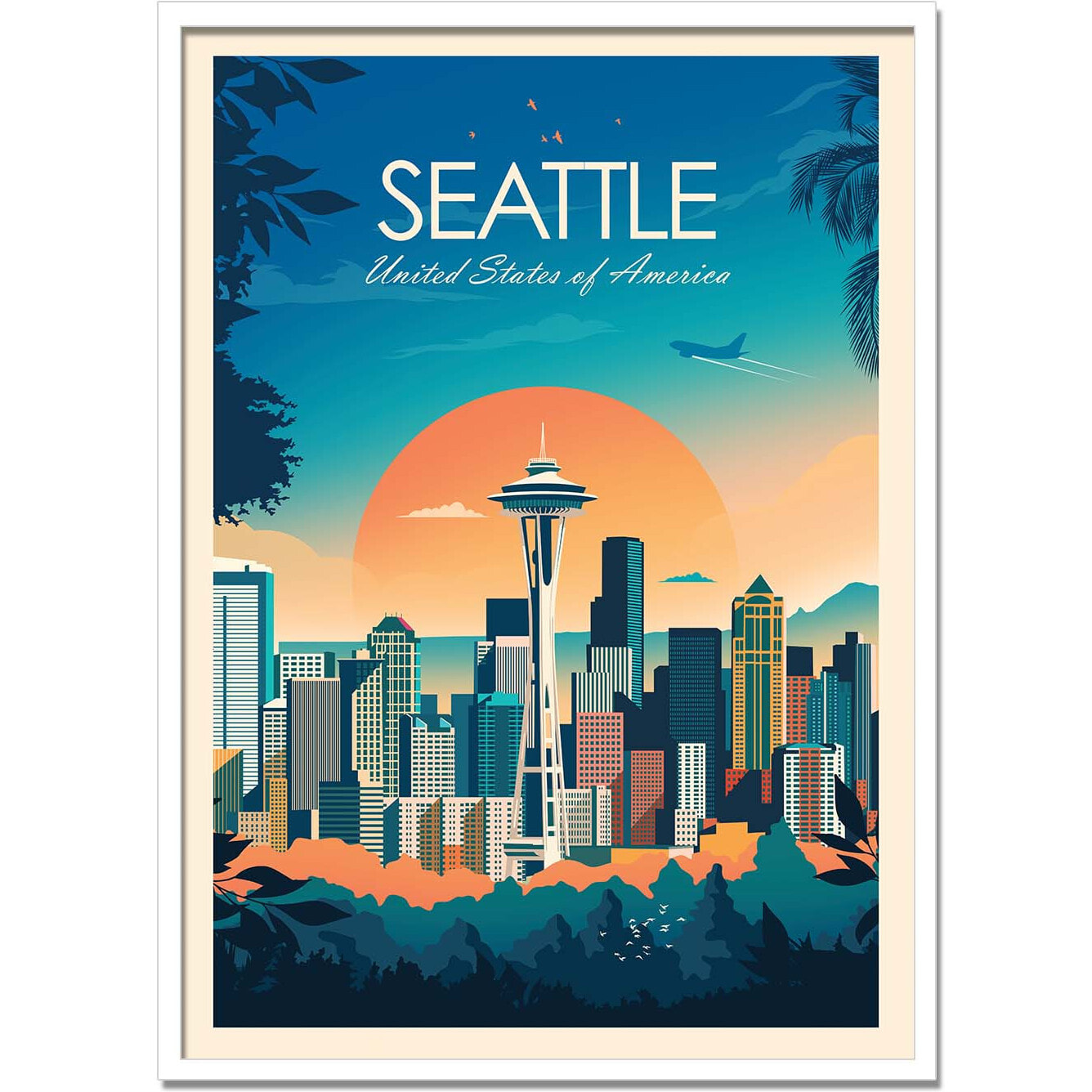 Affiche - Seattle - Studio Inception