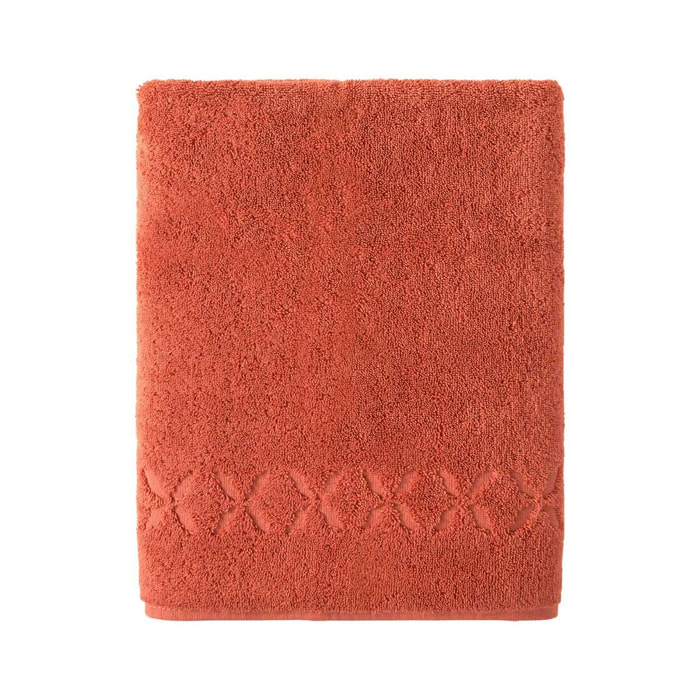 Serviette de bain en coton 600 g/m², Nature