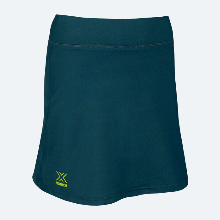 WOMAN BASIC SKIRT TOUR PETROLEUM