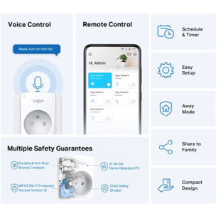 Prise connectée TP-LINK Tapo P100 Wifi