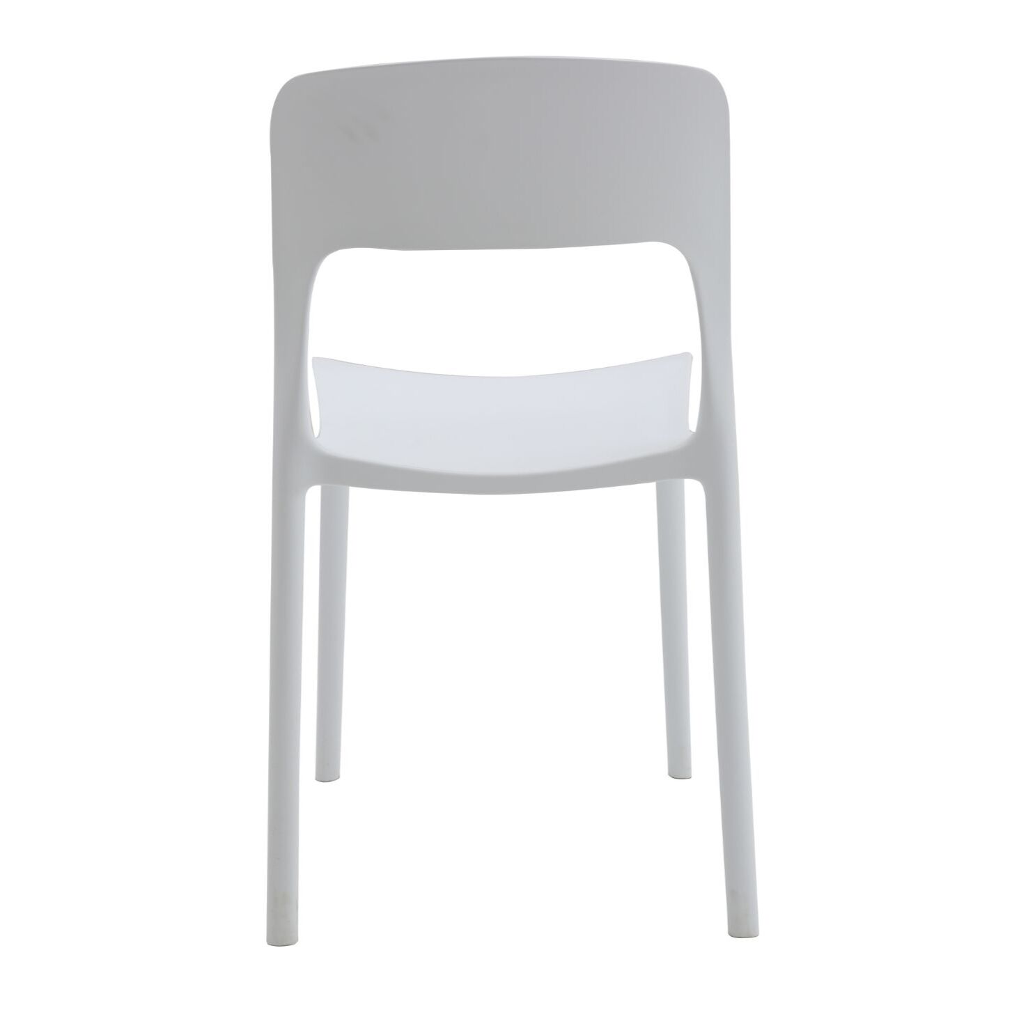 Set da 4 sedie SOUTH BEACH in polipropilene bianco